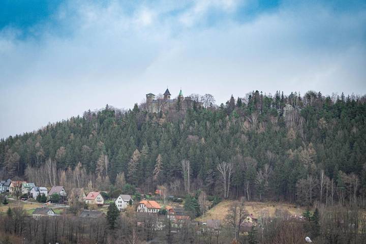 Apartament wakacyjny dla 4 osób, z widok w Szczytna