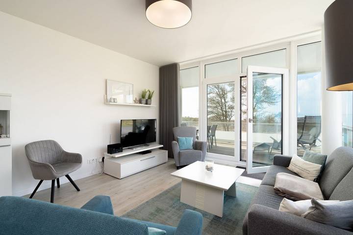 Ferienwohnung für 5 Personen, mit Balkon und Sauna in Pelzerhaken