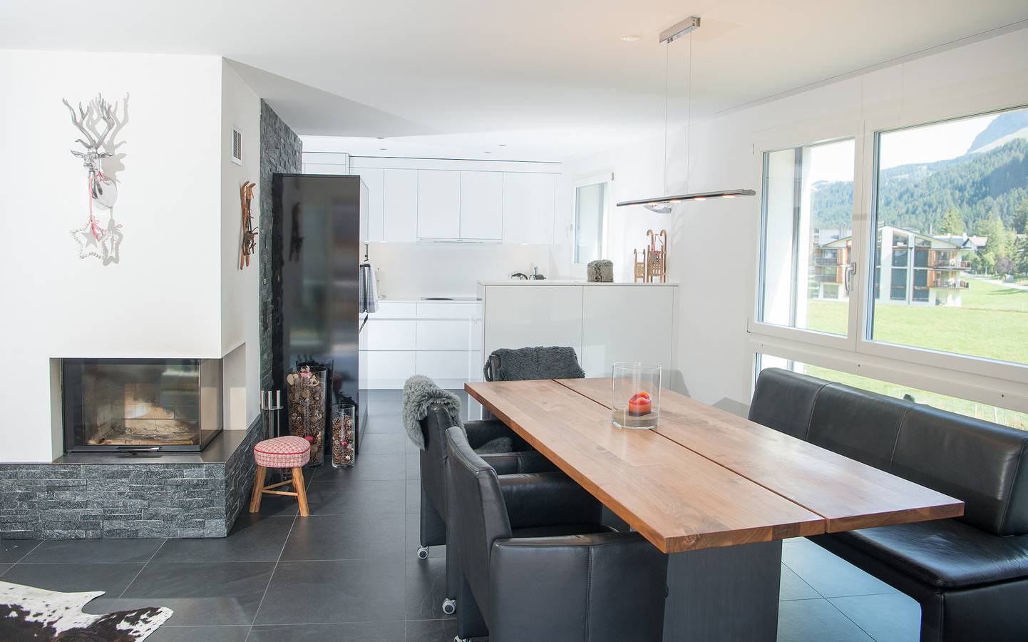 Ganze Wohnung, Ski in-Ski out Ferienwohnung Heimberg in Parpan- Lenzerheide in Churwalden, Plessur Alpen