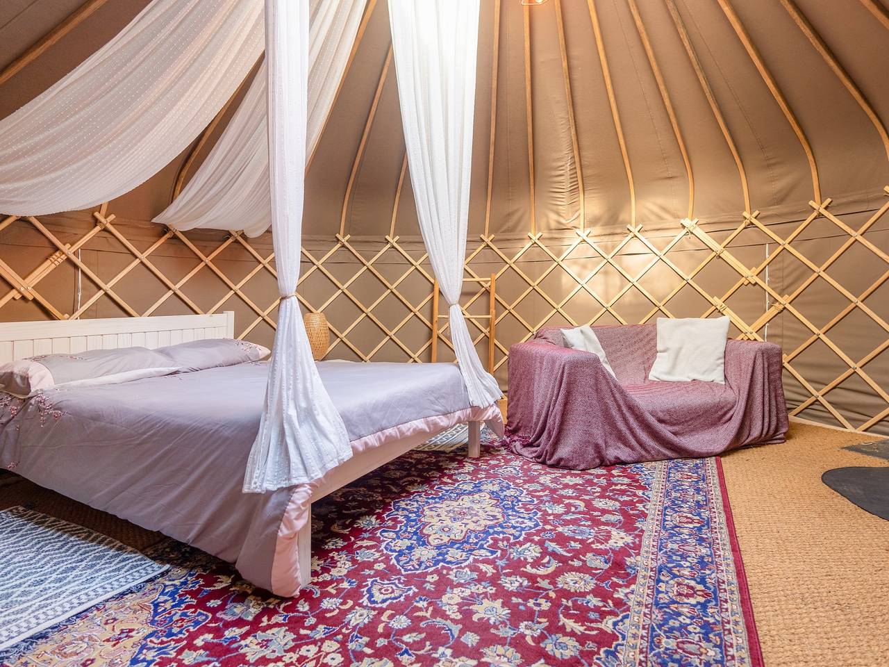 The Warren Yurt in Withyham, East Sussex