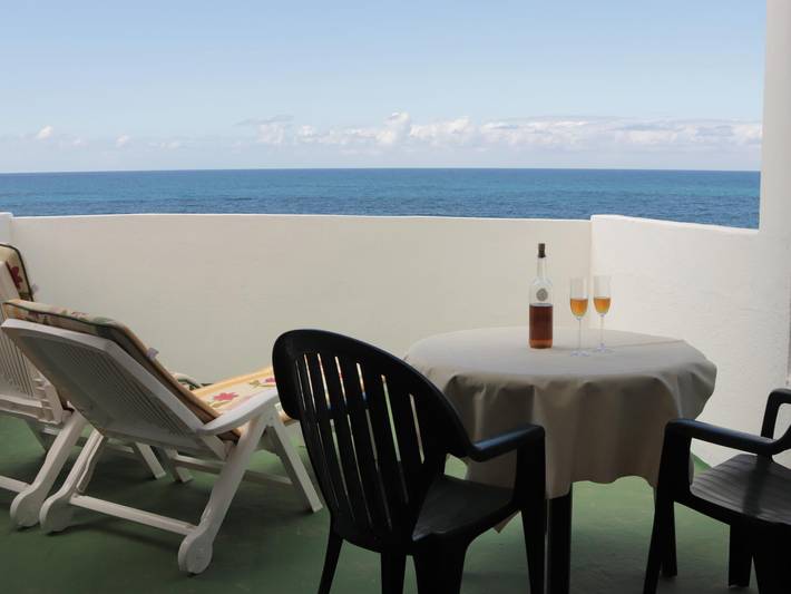 Studio pour 3 personnes, avec Vue sur l’océan ainsi que Balcon et Terrasse