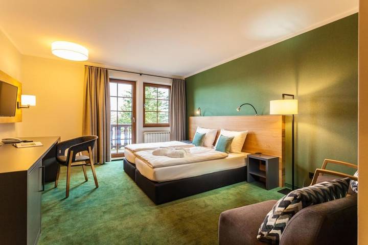 Hotel für 2 Personen, mit Balkon und Terrasse sowie Garten und Sauna in Sayda - 2