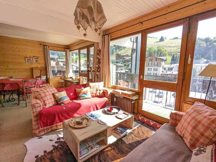 Appartement de vacances pour 4 personnes, avec terrasse à La Clusaz