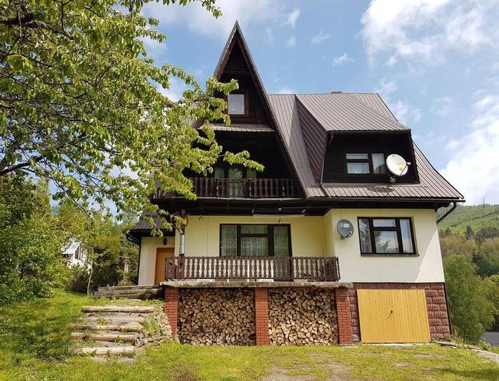 Apartament wakacyjny dla 10 osób, z Balkon i Taras oraz Ogród i Widok w Kamesznica