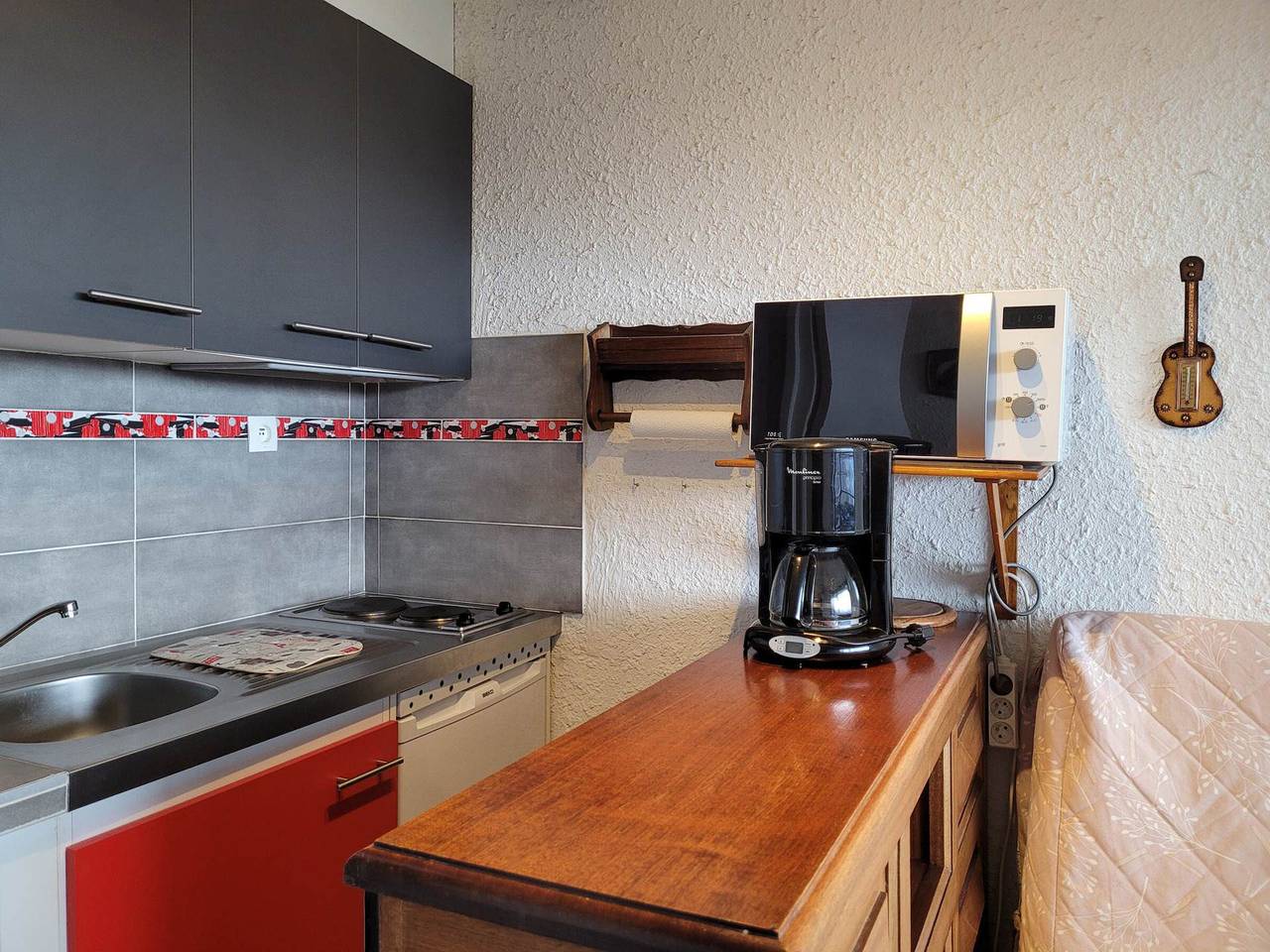 Estudio entero, Estudio acogedor para 4 personas con balcón y cerca de pistas in Pra-Loup, Uvernet-Fours