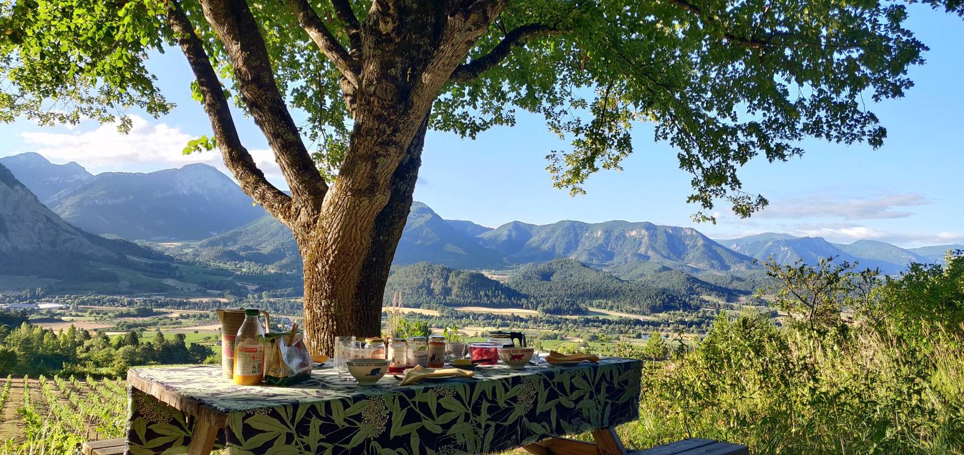 "La Bergerie" de La Beaume à Châtillon - Chambre bleue in Châtillon-en-Diois, Parc naturel régional du Vercors