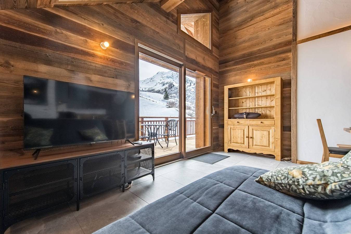 Apartamento vacacional entero, Apartamento de vacaciones para 6 personas con balcón in Valmeinier, Región de Saint-Jean-de-Maurienne