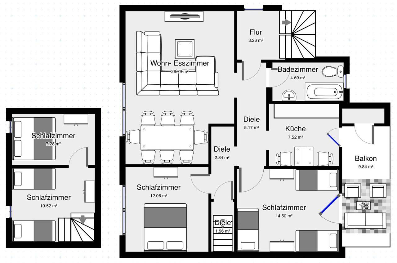 Ganze Wohnung, City Apartment Jimmy in Neunkirchen, Saarland