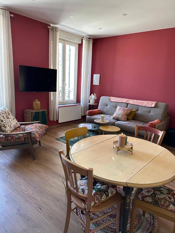 Appartement de vacances pour 4 personnes, avec Terrasse ainsi que Jardin et Vue à Avize
