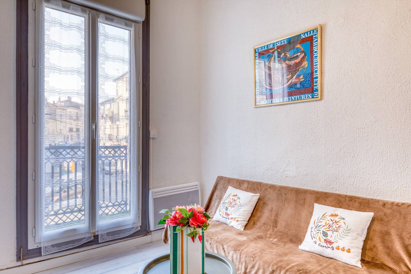Appartement entier, Appartement 'Quartier Artistes' avec balcon in Sète, Côte méditerranéenne (France)