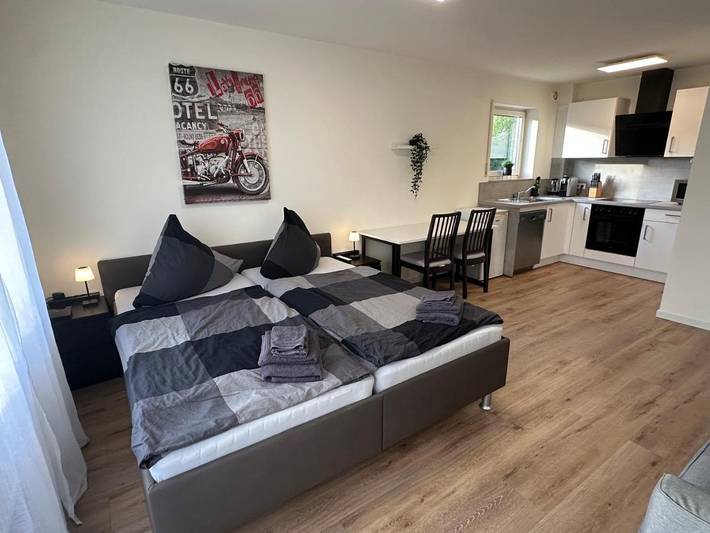 Ferienwohnung für 2 Personen, mit Terrasse und Garten