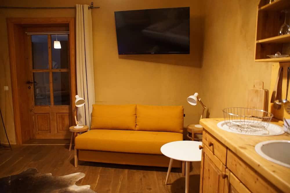 Ganze Wohnung, Studio Eg - lehmgeputztes Superior Studio, barrierefrei, Garten, Sauna in Greiz, Region Greiz