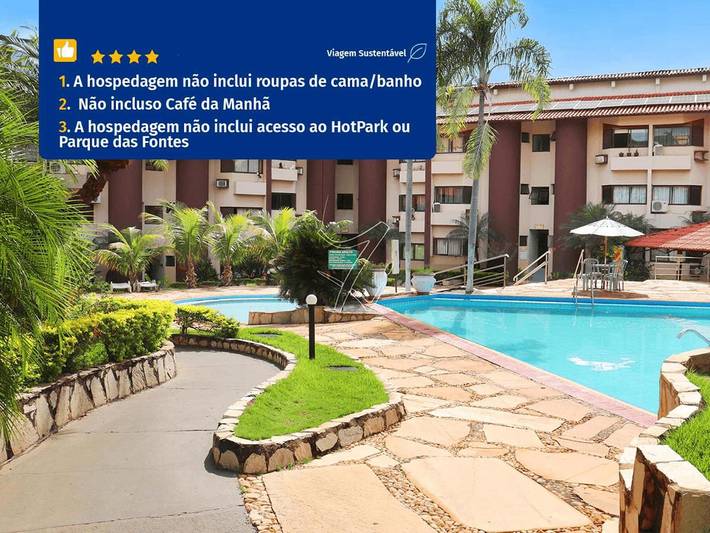 Casas e apartamentos de temporada para 4 pessoas, com piscina e jardim em Rio Quente