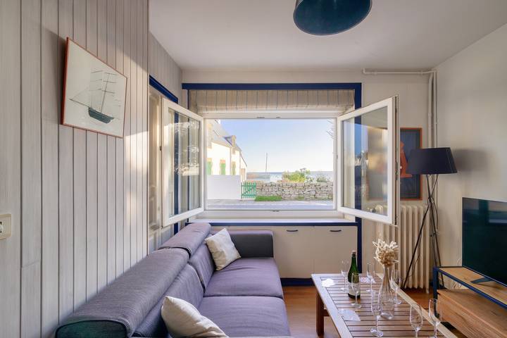 Location de vacances pour 10 personnes, avec terrasse ainsi que jardin et vue sur l’océan à Plobannalec-Lesconil - 2