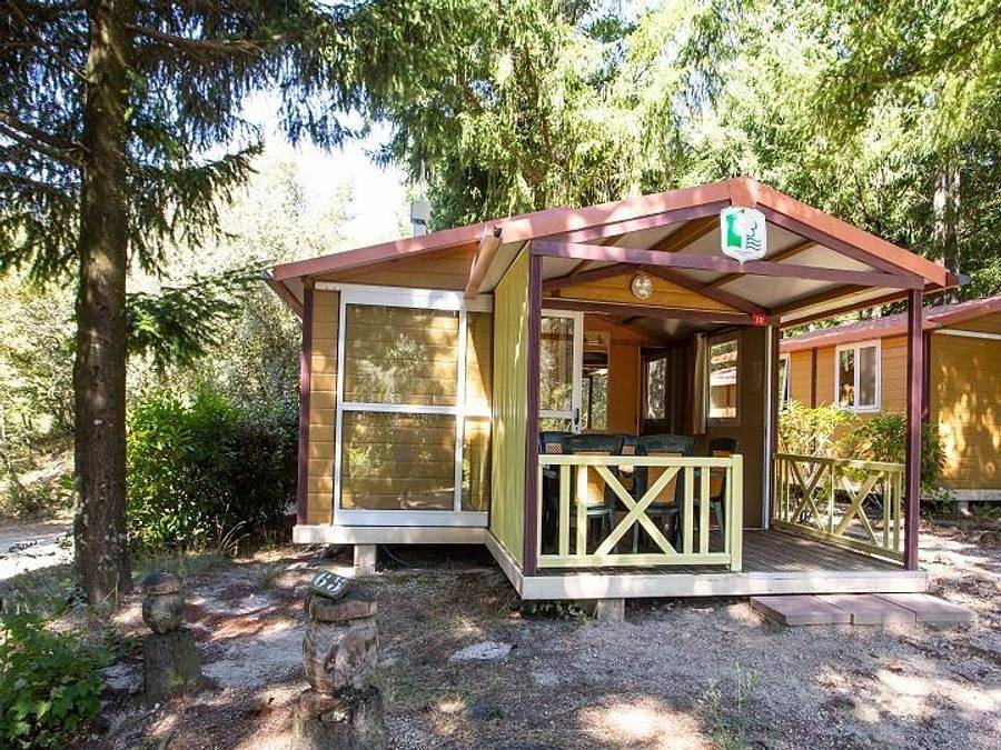 Camping Sites et Paysages - La Marette - Chalet 5 persons - Morea - Douglas Fir in Joannas, Parc naturel régional des Monts d'Ardèche