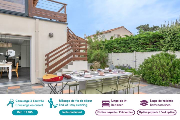 Location de vacances pour 11 personnes, avec terrasse et jardin à Préfailles - 2