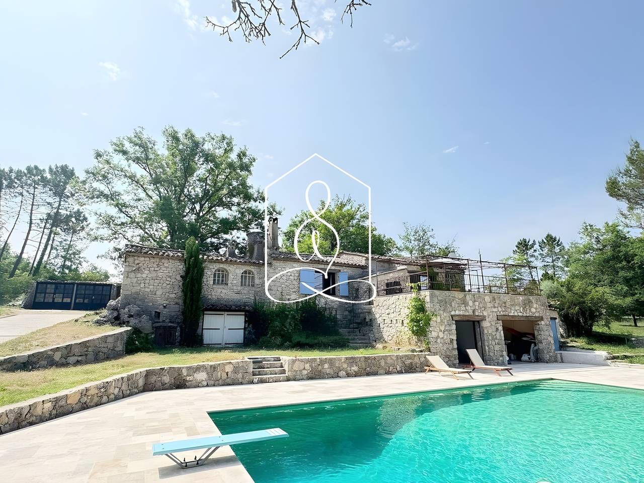 Le mas du gaudon, villa with private pool in Montauroux, Côte méditerranéenne (France)