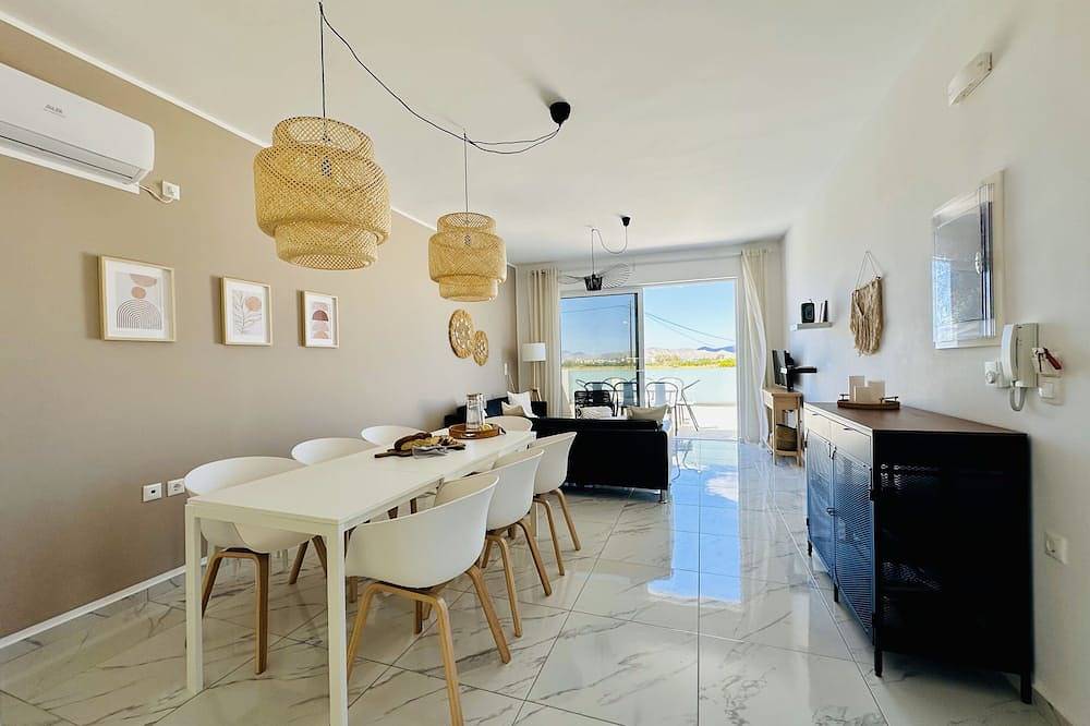 Designvilla mit privatem Pool und Meerblick in Tigaki, Kos