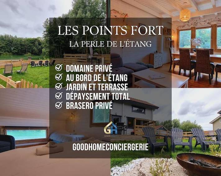 Chalet pour 9 personnes, avec jardin ainsi que vue et vue sur le lac, animaux acceptés dans le Nord-Pas-de-Calais - 2