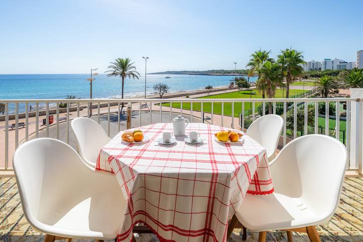 Gîte pour 4 personnes, avec balcon, animaux acceptés à Cala Millor