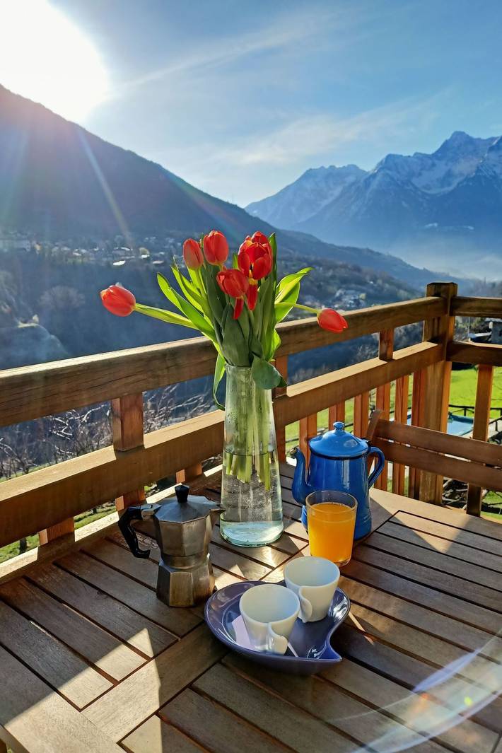 Gîte pour 2 personnes, avec balcon ainsi que jardin et piscine, animaux acceptés dans Roisan - 4