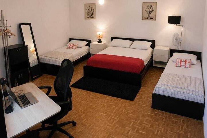Ganze Wohnung, Zentrales Genf Günstiges Zimmer für Paare geeignet in Genf, Genfer See