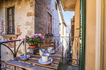 Gîte pour 6 personnes, avec balcon dans Cannobio