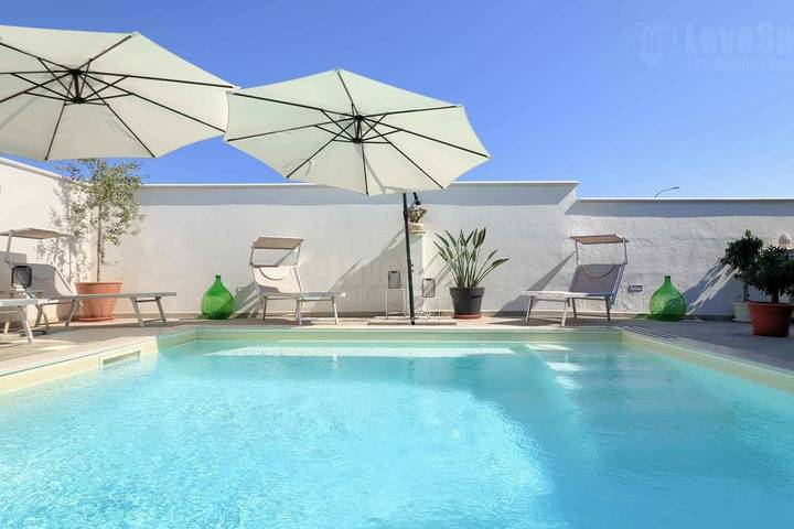 Casa de vacaciones para 13 personas con piscina in Castrignano del Capo, Golfo de Tarento