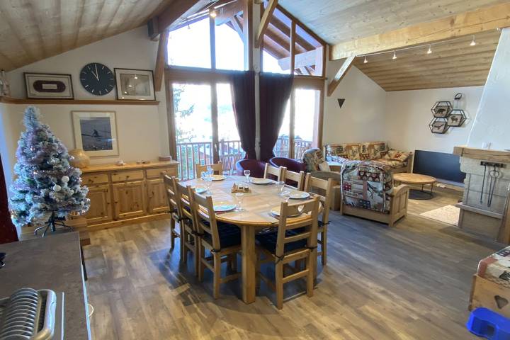 Gîte pour 10 personnes, avec Balcon dans Aime-la-Plagne