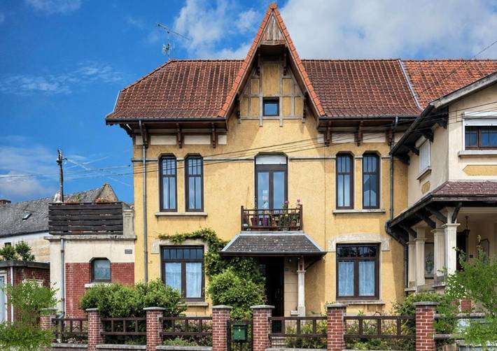 Location de vacances pour 4 personnes, avec Balcon ainsi que Terrasse et Jardin dans Ligny-en-Cambrésis