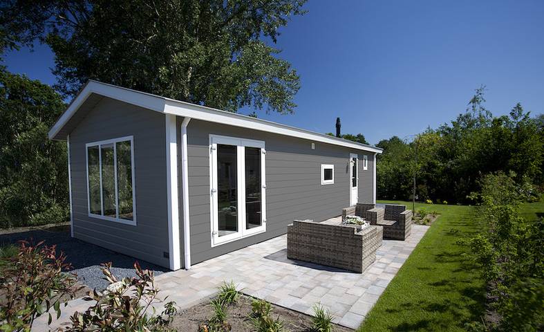 Chalet voor 4 personen, met tuin aan het Veluwemeer