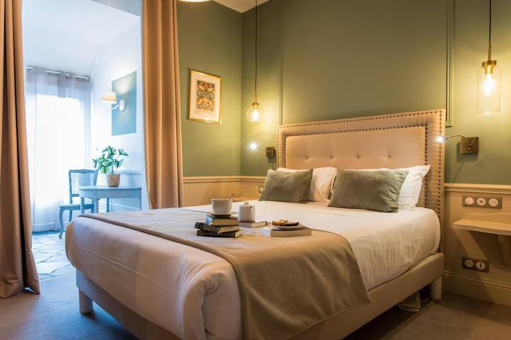 Hôtel pour 4 personnes, avec vue et piscine ainsi que sauna et jardin, animaux acceptés