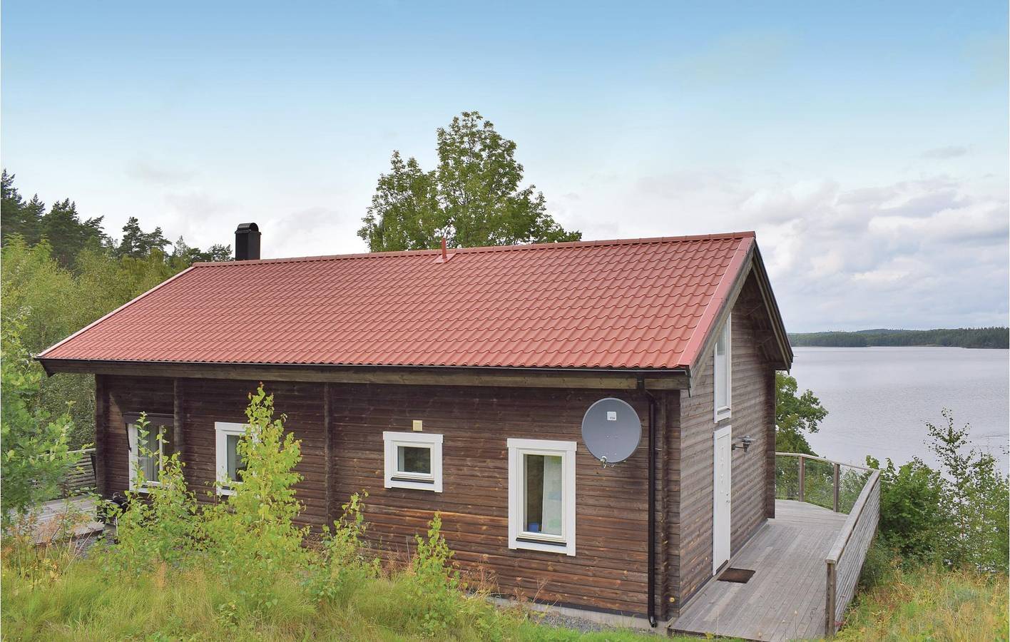 Ferienhaus für 6 Personen mit Terrasse in Jönköpings län