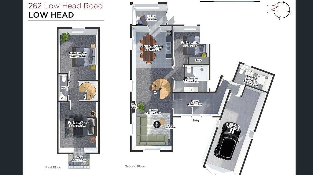 Ferienhaus in Low Head in Tasmanien