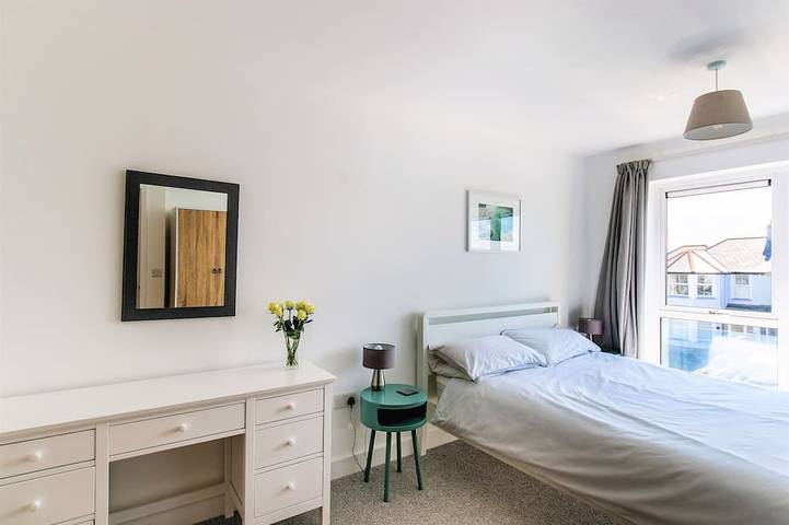 Appartement entier, Appartement Ocean 1 surplombant la plage de Fistral in Newquay, Cornouailles