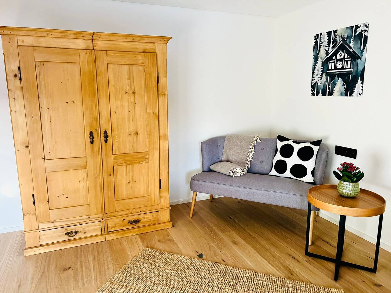 Appartement entier, Appartement 'Gartenblick' avec vue sur la montagne, balcon privé et Wi-Fi in Ibach, Forêt-Noire du Sud