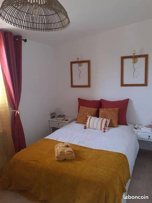 Maison de vacances pour 4 personnes, avec vue ainsi que jardin et terrasse