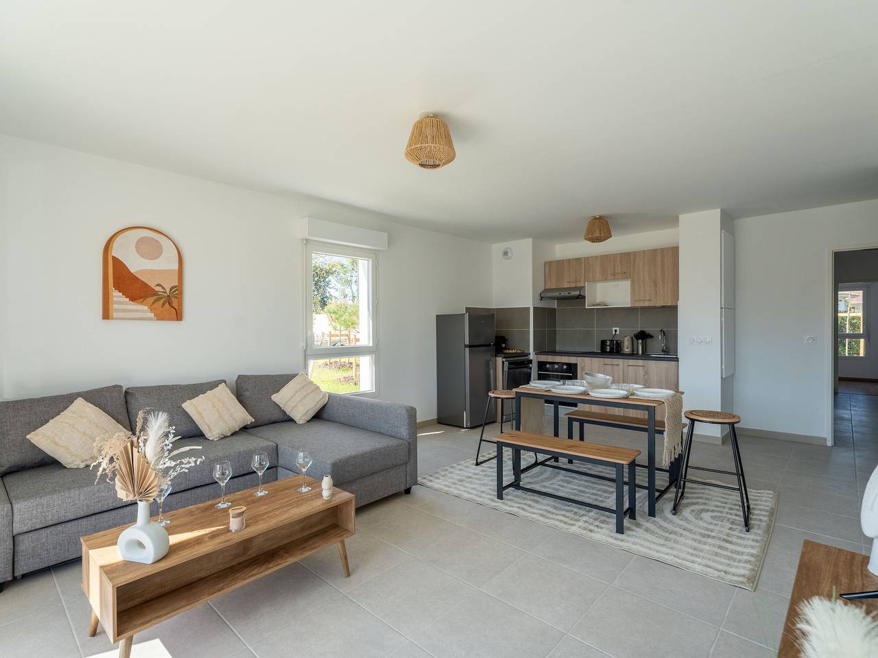 Appartement entier, Appartement T4 lumineux à Biscarrosse - 6 à 8 pers. - Parking inclus in Biscarrosse (bourg), Biscarrosse