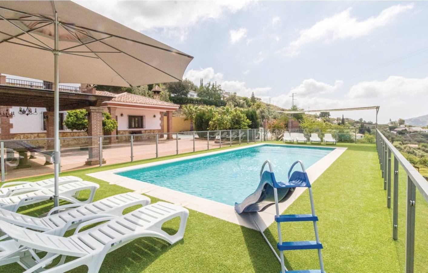 Villa for 10 personer med have in Cómpeta, Málaga Provinsen