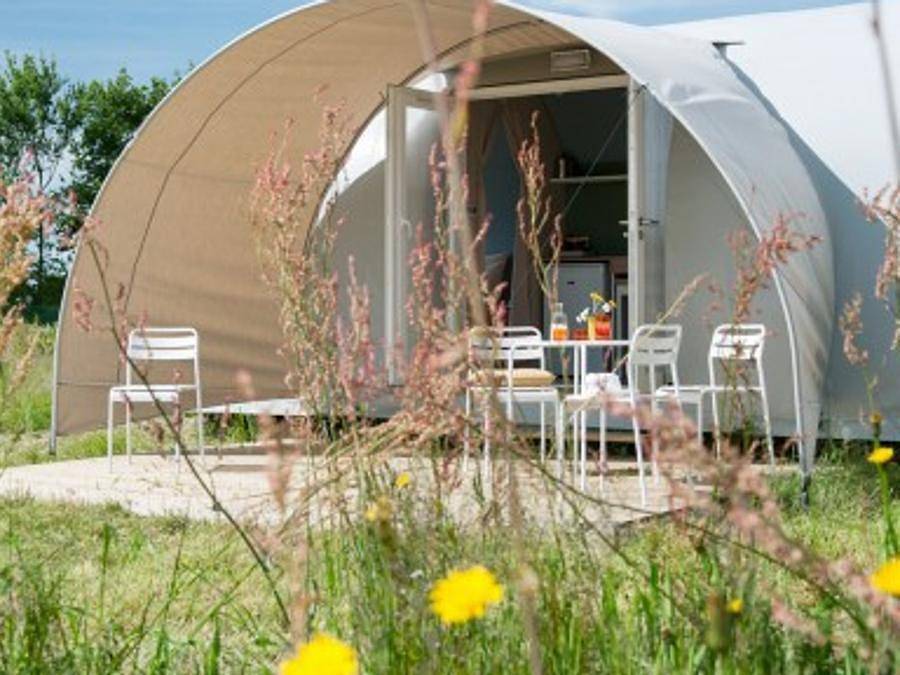 Camping de l'Orival - Glampingtent 4 personen - Coco Sweet zonder sanitair in Les Grandes-Ventes, Dieppe en omgeving