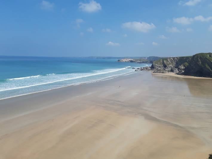 Holiday letting for 5 people, with Ocean view in Newquay