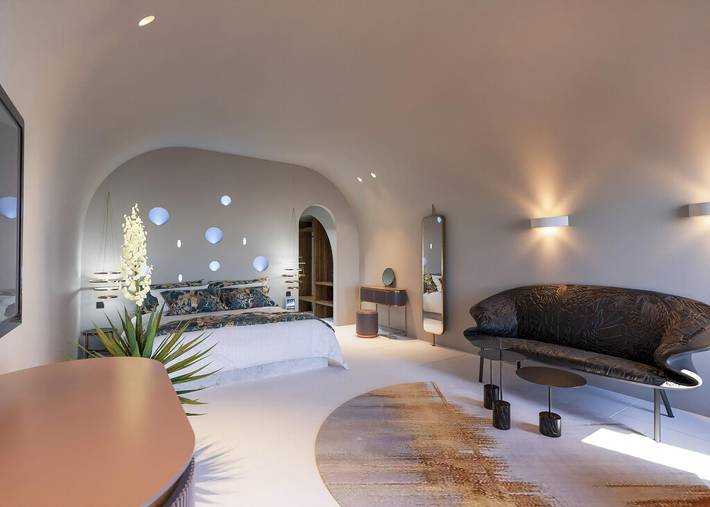 Villa pour 2 personnes, avec Vue sur l’océan à Santorin - 3