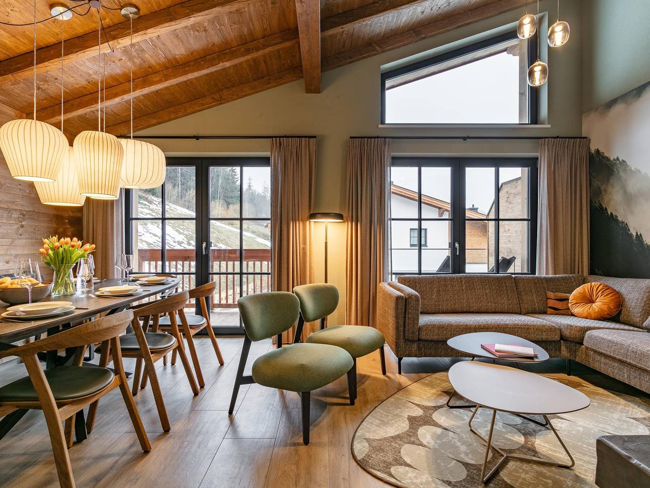 Luxus-Lodge mit Privatsauna bei Flachau
 in Eben im Pongau, Tennengau