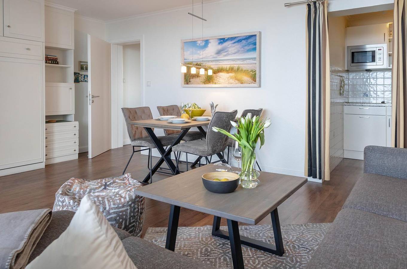 Ganze Wohnung, 2 Zimmerwohnung am Strand - Hervorragender Meerblick aus der 5. Etage in Westerland, Sylt (Gemeinde)