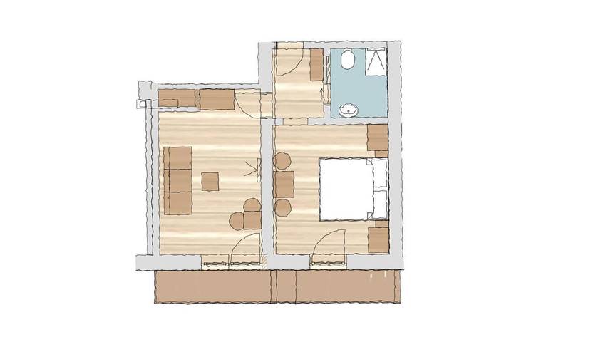BnB für 3 Personen, mit Terrasse und Ausblick, mit Haustier in Lermoos - 3