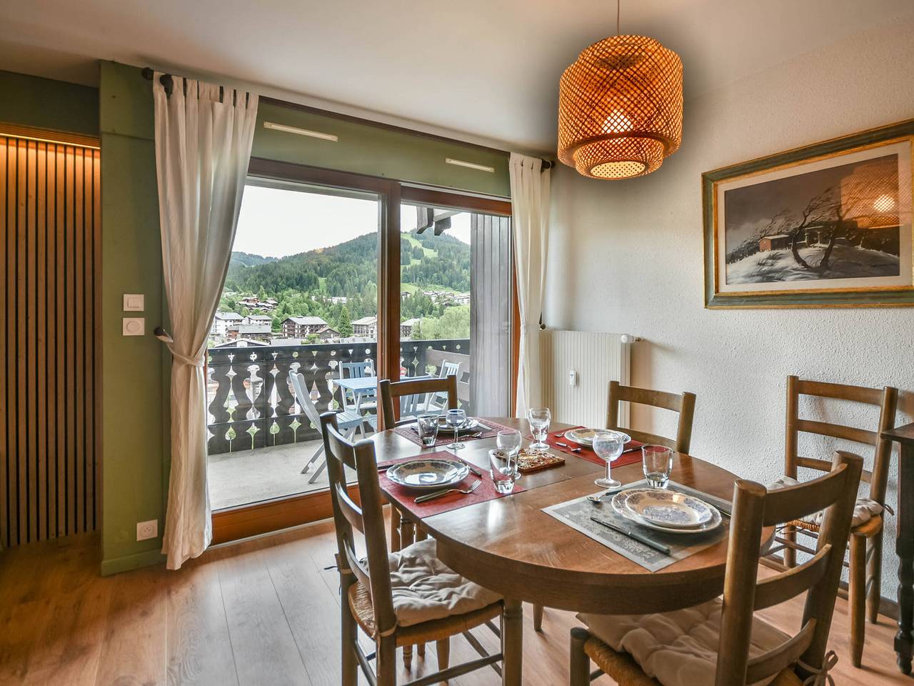 Apartamento entero, Dúplex T3 en Les Gets - 5 pers, vista panorámica, balcón, aparcamiento, Wifi in Les Gets, Les Portes du Soleil