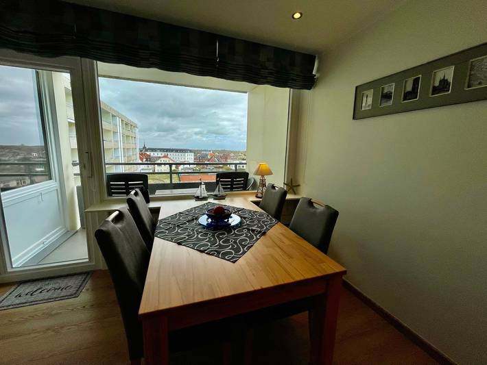 Ferienwohnung für 2 Personen, mit Ausblick und Balkon auf Borkum - 4
