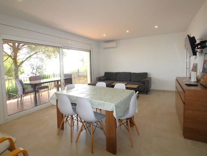 Familienhaus in Llançà, Terrassen und Klimaanlage in Llanca, Oberampurien