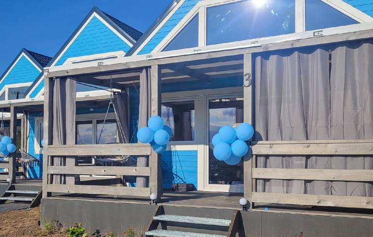 Holiday home for 8 people with lake view in Kuyavian-Pomerania