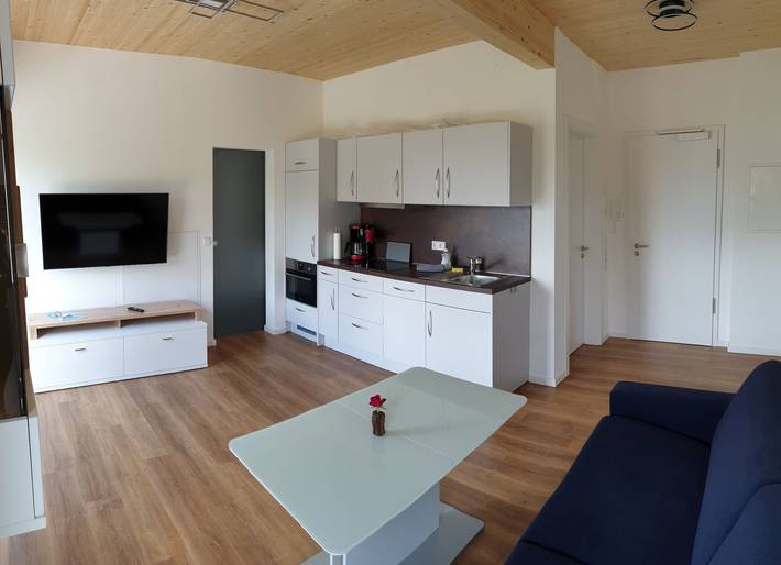 Ferienwohnung für 3 Personen, mit Balkon und Ausblick sowie Seeblick in Uhldingen-Mühlhofen
